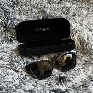 Coach Glossy Black Sunglasses